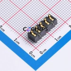 GT-BTP30005-0500B-015A Blade/Spring Contact Battery Connector SMD,P=3mm Connector Spring Contact Type 3mm 5P Horizontal Mount - Product Image 1