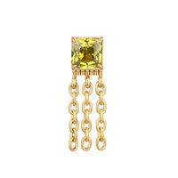 Bijoux de piercing corporel sans filetage en titane ASTM F136 Eternal Metal, chaîne pendante pour boucles d'oreilles, style classique pour mariage