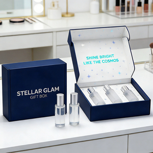 Juego de Productos Cosméticos y para el Cuidado de la Piel, Plegable, de Cartón Corrugado Ecológico, Hecho con Materiales Reciclados, Personalizado - Product Image 2