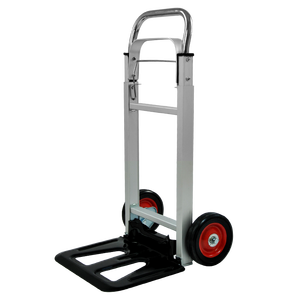 <span class=keywords><strong>Uni</strong></span>-silencio 90kg camión de mano <span class=keywords><strong>Dolly</strong></span> de aluminio plegable Carro de mano con 6 ''ruedas FHT90 - Product Image 3