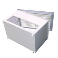 Grille d'aération carrée pour plafond HVAC