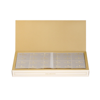 OEM ODM Maßgeschneiderte Luxus Ramadan Datteln Schokoladen Geschenkbox mit Magnetverschluss, Goldfolien-Logo, Verstellbaren Fächern und Schleifendekoration