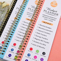 Cuadernos Espirales de Colores, Cuaderno de Espiral Resistente de Cuero, Diario para la Planificación Diaria de Estudiantes, Escritura y Diarios