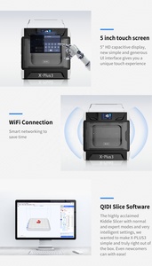 QIDI TECH X-PLUS 3 3D Printer High Speed Printing 600mm/s Large Print Size 280*280*270mm