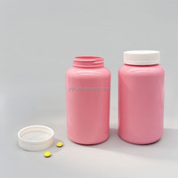 Bouteille en plastique HDPE de 500 ml pour l'emballage de pilules et de gélules