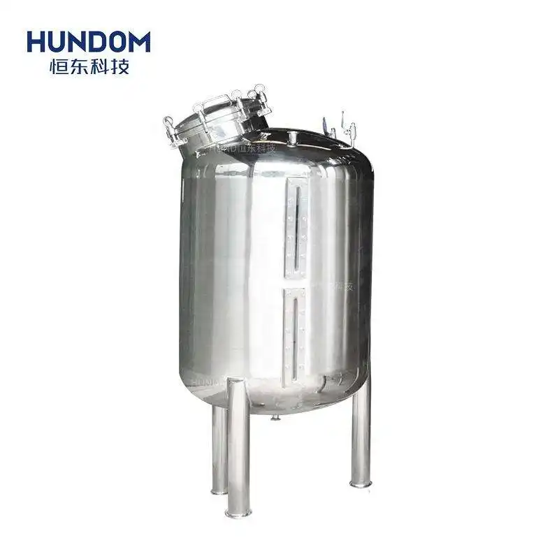 衛生食品液体水ミルク貯蔵タンク加熱ジャケット付きステンレス鋼貯蔵機
