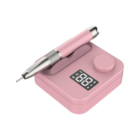ODM 901PRO Lime à ongles électrique rechargeable avec moteur sans balais 40000 tr/min à faible bruit et poignée en alliage d'aluminium pour ongles en gel