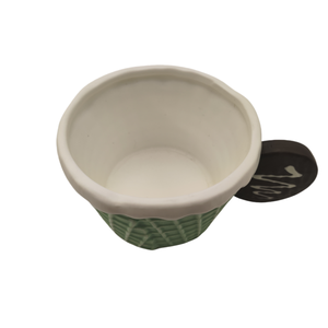 Nouvelle Tasse à Café en Céramique Créative du Fabricant, Adorable Tasse à Lait ou Thé en Forme de Biscuit, Assiette à Biscuits pour le Petit-Déjeuner - Product Image 6