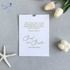 Enveloppes pliables pour invitations de mariage, cartes d'<span class=keywords><strong>anniversaire</strong></span>, boîte d'<span class=keywords><strong>invitation</strong></span> - Product Image 1