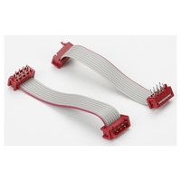 1,27mm Red Micro Match 8-poliges IDC-Kabel PVC 28AWG Flat für Automobil anwendungen