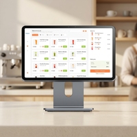 Terminal POS Android Baru Layar Sentuh 12 Inci Sistem POS Tablet untuk Restoran Toko Ritel