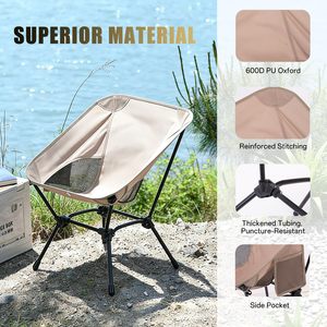 Sillas Plegables Portátiles para Camping, Ajustables en Altura, <span class=keywords><strong>con</strong></span> Bolsillo Lateral, Personalizadas de Fábrica - Product Image 4