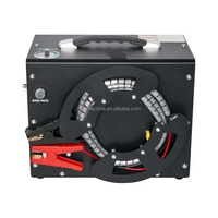 Pompa Tekanan Tinggi dengan Adaptor Daya Terintegrasi, Kipas, Penghenti Otomatis, Portabel untuk Menyelam, Kompresor Udara PCP Tekanan Tinggi 4500psi 300bar