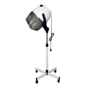 Secador de Pelo Profesional con Pedestal Ajustable y Capucha, con Ruedas, Material de Aluminio, para Salón de Belleza y Barbería - Product Image 4