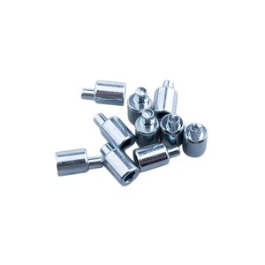 Rivet semi-tubulaire de 0,1875 pouces de diamètre, en acier au carbone uni, zingué bleu-blanc, niveau 4.8, pour connecteurs d'outils et de quincaillerie - Product Image 4