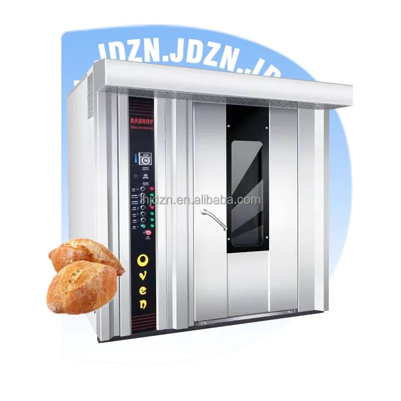 Industrial bread baking oven 32 tray biscuits bakery rotary oven price