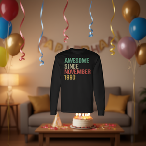 Fantastica maglietta a maniche lunghe dal novembre 1990, regalo per il 29° compleanno - Product Image 3