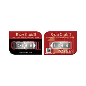 Nuevo Estilo R-sim Club 3 Tarjeta SIM de Desbloqueo Estable para iPhone iOS 6/15 Pro Max Msdk4 Gevey Sim Turbo Rsim - Product Image 5