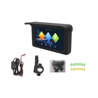 Hesida Moto Sans Fil Carplay GPS Navigation Écran avec 5 Pouces Étanche IP67 Moto Android Auto Affichage pour Moto