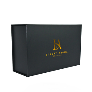 Luxe Opvouwbare Geschenkdoos Klassiek Zwart Groot Magnetisch Presentatie Geschenkmand Doos Voor Verpakking - Product Image 3