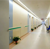 Lantai PVC Antibakteri Perawatan Rendah Tebal 2mm Lantai Homogen Tahan Aus untuk Klinik dan Rumah Sakit