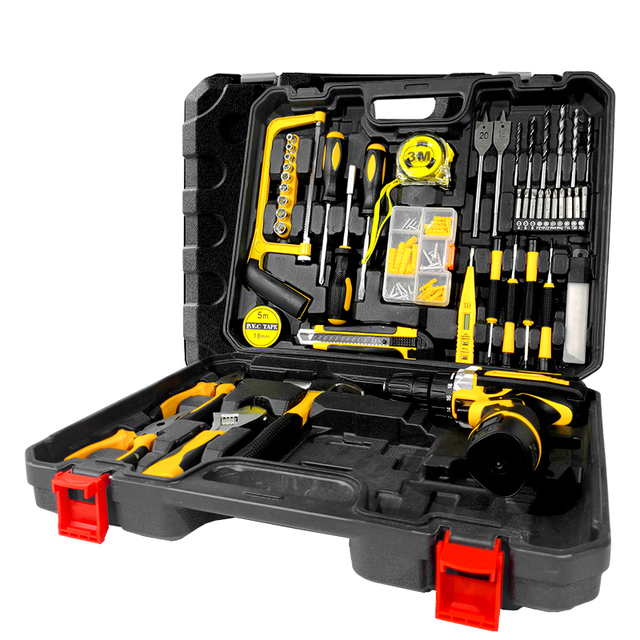 YaJin Portable Multi-Functional Manual Screwdriver Included Power Drill Tools Set Hybrid Electric