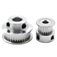 Poulie de distribution à courroie trapézoïdale GT2, 50 dents, en alliage d'aluminium, diamètre de perçage OEM 15-17 mm, garantie 3 ans pour imprimante 3D