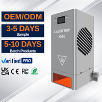 Module de gravure laser à diode pour bois LASER TREE 60W, tête de découpe laser CNC en métal avec assistance pneumatique pour feuilles, cuir, métal