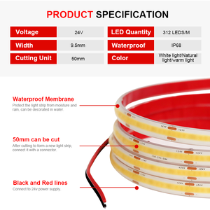 แถบไฟ IP68กันน้ำ sxzm 12V/24V 312 LEDs/<span class=keywords><strong>M</strong></span> RA90 3000K 4000K 6500K เหมาะสำหรับตกแต่งบ้านและสวน - Product Image 2