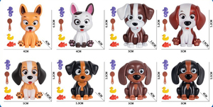 16PCS Water Color Changing Puppy Surprise Blind Bag Toy Bath Reveal Dirty to Clean Cartoon Dog Figure Play <strong>Set</strong> Guangdong Made - Product Image 4