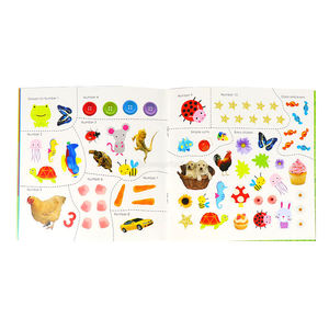 Mon premier livre d'apprentissage précoce personnalisé pour enfants, livre de comptage à couverture souple avec autocollants, impression de livres d'autocollants réutilisables pour enfants - Product Image 6