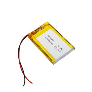 Profesyonel üretim güvenlik şarj edilebilir 3.7V 103450 1800mah polimer pil için led makyaj aynası evcil hayvan izci kamera