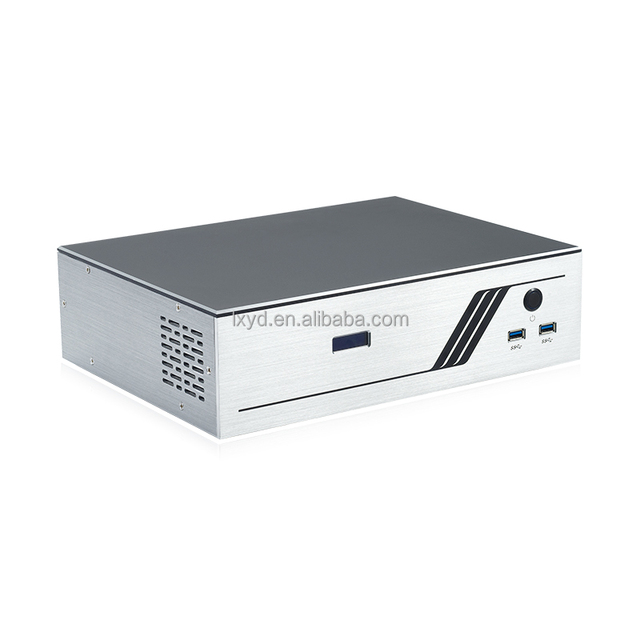 2U Portable Custom Aluminum Short Server Case Mini-ITX Industrial PC Computer Thin Desktop HTPC Mini Rack Steel Stocked