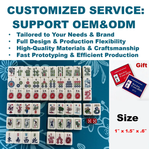 Juego de Mahjong de Acrílico de Lujo Tallado a Mano para 4 Personas, Entretenimiento de <span class=keywords><strong>Casino</strong></span> y Póker - Preventa - Product Image 1