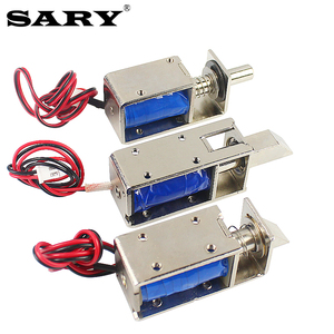 Serrure intelligente SARY LY03 DC12v, petit électromagné, serrure magnétique à pousser-tirer DC, solénoïde sans recul, sans clés - Product Image 3