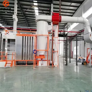 Factory Custom Painting And Coating Equipment Paint Spray Gun System Vertical Powder Spray Line