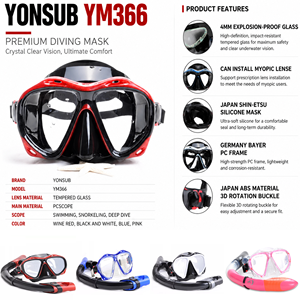 <span class=keywords><strong>Set</strong></span> Masker <span class=keywords><strong>Snorkel</strong></span> Kaca Tempered <span class=keywords><strong>Volume</strong></span> Rendah dengan <span class=keywords><strong>Snorkel</strong></span> Dry Top untuk Dewasa, Snorkeling Profesional, Biru Muda - Product Image 5