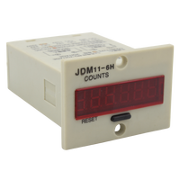 Compteur numérique électronique industriel LCD Naidian JDM11-5H/6H avec mini-relais