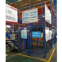 Ascenseur à chaîne de levage de marchandises à double rail vertical intérieur/extérieur de 1000 kg pour entrepôt avec un bon prix