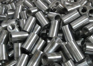 ปลอกเชื่อมต่อเสริมแรง ออกแบบติดตั้งง่าย ข้อต่อเกลียวเชื่อมต่อแบบกลไก เหล็กกล้าคาร์บอน โลหะผสมสังกะสี ขัดเงา - Product Image 3