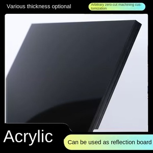 <span class=keywords><strong>Plaque</strong></span> acrylique noire personnalisée miroir mat givré lunette en plastique <span class=keywords><strong>translucide</strong></span> pour ombrage <span class=keywords><strong>plaque</strong></span> de fond gravure - Product Image 3