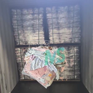 ผ้าเช็ดทำความสะอาดอุตสาหกรรมแบบผสมผสานจากผ้าฝ้ายถัก 100% ผ้าฝ้ายสีอ่อนสำหรับทำความสะอาด - Product Image 1