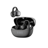 Miniso X38 Tws Écouteurs Casque Sans Fil Bt5.4 Conception Affichage Numérique Haute Définition Annulation de Bruit à Faible Latence