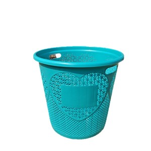 Laundry <b>Basket</b> Round Plastic <b>Stackable</b> Storage <b>Basket</b> For Clothes Organizer Household Use - Product Image 5