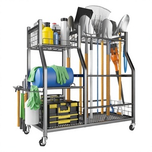 ชั้นวางหม้อและกระทะโลหะ 5 ชั้นสำหรับตู้ พร้อมวิธีการประกอบแบบ DIY 3 วิธี ปรับระดับได้สำหรับหม้อ กระทะ และฝาปิด - Product Image 4