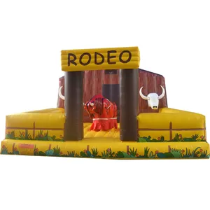 Mechanische Rodeo-Bull-Vergnügungspark-Maschine elektrische Rodeo-Bull Erwachsenenspiele mechanisches Stierreitenspiel