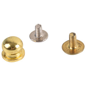 Haute qualité or clair sacs Base Rivet ceintures décoratif goujon seau clou goujon bricolage artisanat cuir ceinture Bracelet rond tête <span class=keywords><strong>de</strong></span> <span class=keywords><strong>moine</strong></span> - Product Image 1