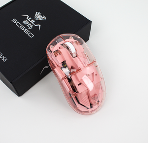 2025 AULA SC660 Novo E-Sports Com <span class=keywords><strong>Fio</strong></span> Gaming <span class=keywords><strong>Mouse</strong></span> RGB Luz Três-Modo Transparente <span class=keywords><strong>Mouse</strong></span> <span class=keywords><strong>Sem</strong></span> <span class=keywords><strong>Fio</strong></span> Backlit 3D para Jogos de Escritório - Product Image 5