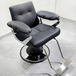 Chaise de barbier durable pour salon, en cuir PU, rotation à 360 degrés et hauteur réglable, pour usage commercial - Product Image 1