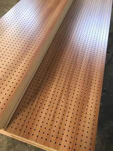 Geperforeerd Houten Paneel Diy, Multi-Color Akoestische Decoratieve Tegels Voor Muur En Plafond - Product Image 3